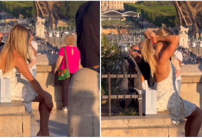 "ЗАР ДАНАС ДОСТОЈАНСТВО ВИШЕ НЕ ПОСТОЈИ?" Скинула танге и везала косу, а ОНО што је потом УРАДИЛА је све оставило у ШОКУ: Инфлуенсерка згрозила свет (ВИДЕО)