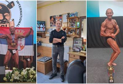 ДУШАН ЈОВАНОВИЋ СВЕТСКИ ВИЦЕШАМПИОН У БОДИ-БИЛДИНГУ Извајан и у седмој деценији, ево какав је свакодневни темпо овог фризера по занимању