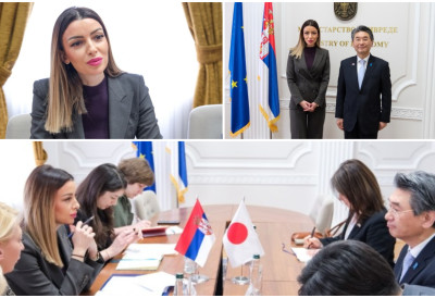 МИНИСТАРКА МЕСАРОВИЋ СЕ САСТАЛА СА НОВИМ АМБАСАДОРОМ ЈАПАНА Конструктиван састанак у циљу продубљивања сарадње и нових инвестиција
