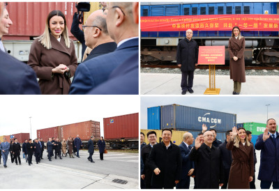 ВОЗ СА СРПСКОМ РОБОМ КРЕНУО КА КИНИ Министарка Месаровић: Циљ је да наше производе извеземо у што више провинција РАДИМО НА КАНАЛИМА ДИСТРИБУЦИЈЕ И ТРАНСПОРТА