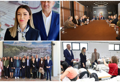 МИНИСТАРКА МЕСАРОВИЋ У ПОСЕТИ КЊАЖЕВЦУ Конструктивни разговори са привредницима донеће нова радна места ПОМОЋ ДРЖАВЕ ЗА БОЉИ ПРИВРЕДНИ АМБИЈЕНТ