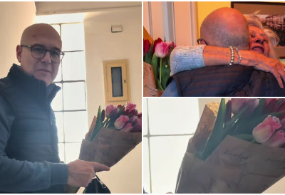 (ВИДЕО) ЕМОТИВНО: Погледајте коме је Вучевић за 8. март однео букет лала СНИМАК КОЈИ ТОПИ СРЦА