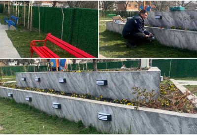 У НОВОЈ ПАЗОВИ УРЕЂЕН ПАРК Посађене нове саднице и цвеће, замењене неисправне сијалице