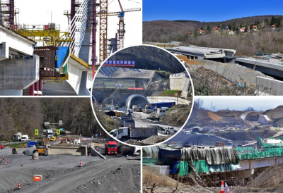 ЕКИПА „ДНЕВНИКА” НА ФРУШКОГОРСКОМ КОРИДОРУ Побијање шипова за надвожњаке, насипа се траса