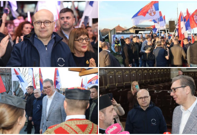 ЛИДЕР НАПРЕДЊАКА ВУЧЕВИЋ И ПРЕДСЕДНИК ВУЧИЋ У ПОСЕТИ КУЛИ Вучевић: Настављамо велика улагања, развој комуналне инфраструктуре, завршетак брзе саобраћајнице ЕВО КОЈЕ СУ ПОРУКЕ