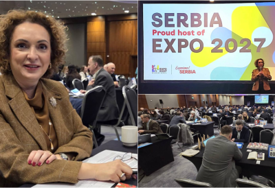 (ФОТО) ТОС НА ПРЕСТИЖНОМ ДОГАЂАЈУ У ЛОНДОНУ Лабовић позвала светске туроператоре да у своје програме уврсте Србију и Експо 2027