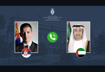 MАРКО ЂУРИЋ И ПРИНЦ БИН ЗАЈЕД АЛ НАХЈАН Србија у пуној солидарности са УАЕ након напада Ирана