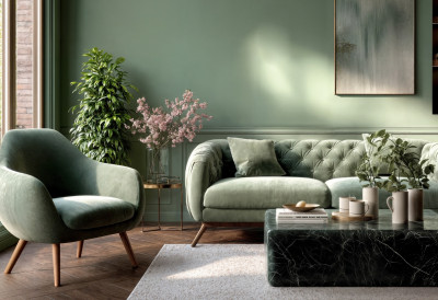 ОКЕР И ДРАГУЉАСТИ ТОНОВИ ОСВАЈАЈУ 2026. Овако се прави топао и луксузан дневни боравак