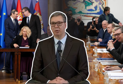 ПОТПИСАН ИСТОРИЈСКИ УГОВОР Председник Вучић са представницима компаније Азвирт, прва деоница "Осмеха Војводине" ће бити завршена за две године