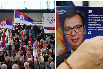 Предизборни скуп у Аранђеловцу "ТОЛИКА ХИСТЕРИЈА КАД СУ ВИДЕЛИ САМО ЈЕДНУ РАКЕТУ" Вучић: Кажу нема начина, али ја ћу да нађем начин за пензије