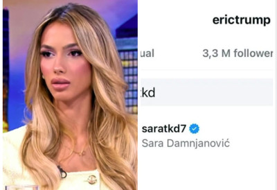 ЕРИК ТРАМП ЗАПРАТИО СРПСКУ ЛЕПОТИЦУ Син Доналда Трампа бацио око на теквондисткињу и бившу мисицу! Сара је тренутно у Дубаију