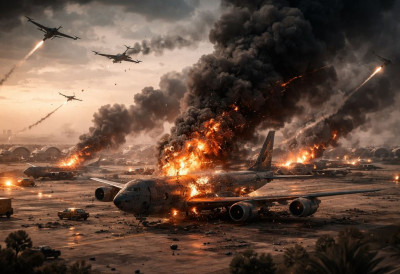 (ВИДЕО) ИРАНЦИ РАКЕТАМА УДАРИЛИ НА АМЕРИЧКУ БАЗУ: Више војника рањено, оштећени авиони у Саудијској Арабији