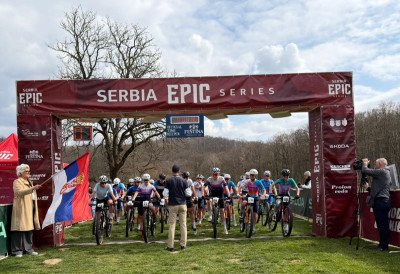 НОВИ САД ДОЧЕКАО БИЦИКЛИСТЕ ИЗ 27 ЗЕМАЉА Више од 200 такмичара на престижној трци „Serbia Epic“ на Фрушкој гори
