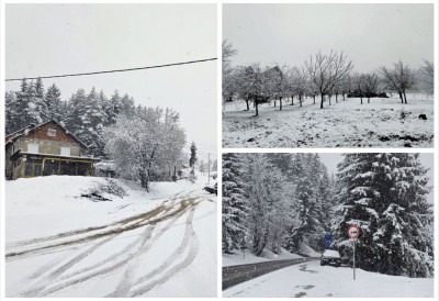 ПОСЕБАН ОПРЕЗ ВОЗАЧИМА, СНЕЖНА МЕЋАВА ПРЕКО ЗЛАТИБОРА И ЈАБУКЕ Нови снег пао у планинским селима (ФОТО/ВИДЕО)