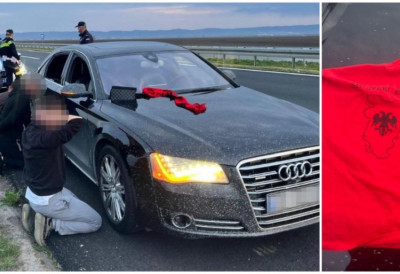 УХАПШЕНИ АЛБАНСКИ ПРОВОКАТОРИ! НА ДАН ОБЕЛЕЖАВАЊА НАТО АГРЕСИЈЕ ПОКАЗИВАЛИ СИМБОЛЕ "ВЕЛИКЕ АЛБАНИЈЕ" Ево за шта се сумњиче