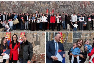 (ФОТО) КОНКРЕТНА ПОДРШКА МАЈКАМА У СРБИЈИ Породицама додељена решења за куповину прве некретнине