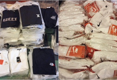 (ФОТО) ШВЕРЦЕРИ УХВАЋЕНУ У ЗАМКУ НА ГРАДИНИ Заплењена гардероба вредна пола милиона динара