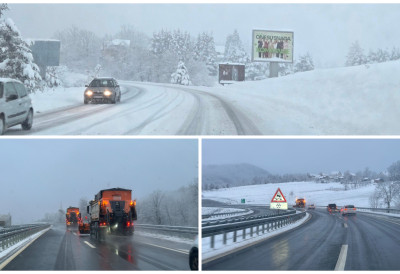 (ФОТО) СНЕГ ОКОВАО ЗАПАДНУ СРБИЈУ! Током ноћи пало више од 20 центиметара, ЗА ЊИХ УВЕДЕНА ЗАБРАНА САОБРАЋАЈА, екипе на терену
