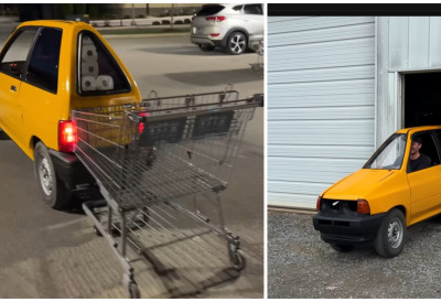 (ВИДЕО) Нећете веровати својим очима! ОВО ЈЕ НАЈТАЊИ АУТО НА СВЕТУ! Ужи је од колица из супермаркета, а пролазнике оставља без текста