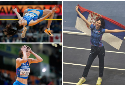 (ФОТО) СЈАЈНА АНГЕЛИНА ДОНЕЛА СРБИЈИ СРЕБРО: Топићева светска вицешампионка у дворани, поделила друго место са још две ривалке