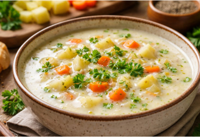 ПОСНА БЕЛА ЧОРБА ОДУШЕВЉАВА УКУСОМ Лагана, кремаста и савршена за време поста