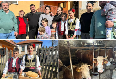 У ДРАГАЧЕВУ „МЕТАР СЕЛА АМЕРИКА ЦЕЛА“ Браћа Терзић остали на дедовини, Срђан има петоро деце а Дејан двоје, пуне им куће, али богами и штале