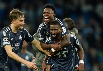 ВИНИСИЈУС УТИШАО ЕТИХАД У НАДОКНАДИ: Реал, Арсенал и ПСЖ у четвртфиналу Лиге шампиона