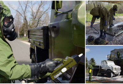 И СРБИЈА СЕ СПРЕМА ЗА НУКЛЕАРНИ РАТ У току обука 246. батаљона АБХО на полигону Равњак у Крушевцу ЈЕДИНИЦА ОПРЕМЉЕНА НАЈСАВРЕМЕНИЈИМ СРЕДСТВИМА