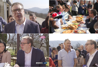 ПРЕДСЕДНИК ВУЧИЋ У ПОСЕТИ СЕВОЈНУ И ЛУЧАНИМА "Гасовод да се заврши до краја ове, а не да се чека 14 година; Пензије ће значајно да расту, то вам гарантујем"