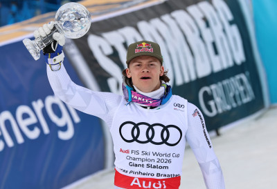 БРАЗИЛАЦ ЛУКАС ПИНЕИРО БРОТЕН ОСВОЈИО МАЛИ КРИСТАЛНИ ГЛОБУС у велеслалому