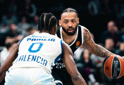 КОШАРКАШИ ПАРТИЗАНА САВЛАДАЛИ ВАЛЕНСИЈУ ПОСЛЕ ДВА ПРОДУЖЕТКА Драма припала црно-белима