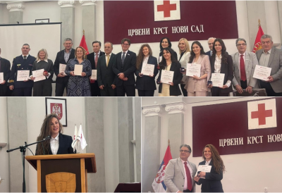 ВИСОКО ПРИЗНАЊЕ ЗА ХУМАНОСТ Соњи Радаковић уручен Сребрни знак Црвеног крста Србије