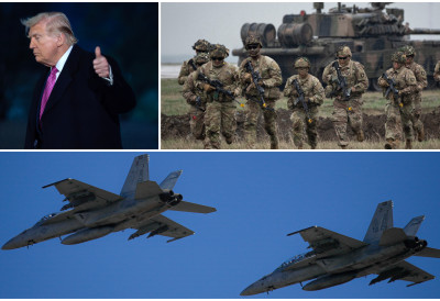 ТРАМПОВ ПРСТ НА ОКИДАЧУ Америка спремна ка копнену инвазију Ирана 50.000 ВОЈНИКА ВЕЋ РАСПОРЕЂЕНО У РЕГИОНУ, А НОВИ ПРИСТИЖУ