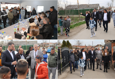 ГРАДОНАЧЕЛНИК ЖАРКО МИЋИН СА МИНИСТРОМ ДЕМОМ БЕРИШОМ ОБИШАО НАСЕЉЕ ВЕЛИКИ РИТ Грађани заслужују бољи живот