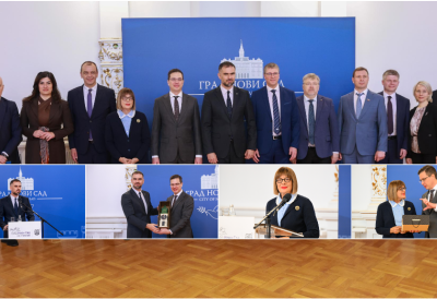 НОВИ САД И НИЖЊИ НОВГОРОД ОБЕЛЕЖИЛИ 20 ГОДИНА БРАТИМЉЕЊА Потписана Мапа сарадње, најављени нови споразуми и пројекти