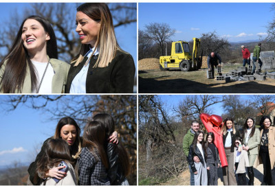 (ФОТО) ДРЖАВА ПОМОГЛА ПОРОДИЦИ СА ПЕТОРО ДЕЦЕ У СЕВОЈНУ: Јекнићи коначно добијају кућу, министарка Месаровић стигла у посету: Сутра долазе шлепери грађевинског материјала!