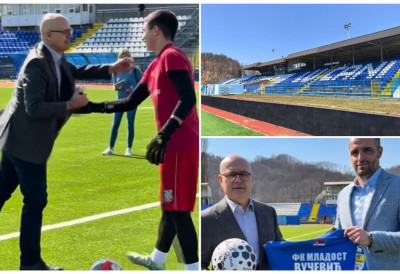 (ВИДЕО) ПАО ГОЛ У ЛУЧАНИМА! Лидер СНС опробао се на терену, па добио и награду! Овако је Вучевић затресао мрежу прволигаша