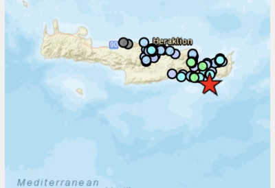 ДВА ЈАКА ЗЕМЉОТРЕСА ПОГОДИЛА КРИТ: Први добро продрмао острво