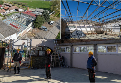 ВАЖНА ИНВЕСТИЦИЈА У МОКРИНУ Реконструише се кров на Омладинском дому МОДЕРАН ПРОСТОР ДО КРАЈА ЛЕТА (ФОТО)