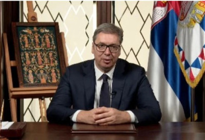 ПРЕДСЕДНИК ВУЧИЋ ЧЕСТИТАО ГРАЂАНИМА УСКРС "Ово је празник победе живота и симбол непрекидне обнове човека и заједнице"