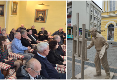 У СОМБОРУ ОТКРИВЕН СПОМЕНИК ВЕЛИКОМ СЛИКАРУ РАВНИЦЕ САВИ СТОЈКОВУ На 101. годишњицу рођења родни град даривао обележје