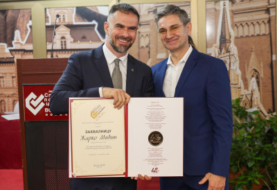 ГРАДОНАЧЕЛНИК МИЋИН НА СПЕНСУ ПОВОДОМ 45 РОЂЕНДАНА: „Следи реконструкција и и модернизовање за нових 45 година служења Новосађанима“