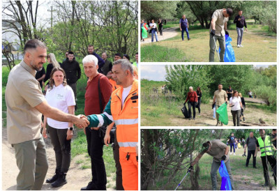 НОВОСАЂАНИ ЧИСТИЛИ ШОДРОШ „НАШ ГРАД - НАША ОДГОВОРНОСТ“ Мићин: Одлагање отпада на местима која за то нису предвиђена није прихватљиво