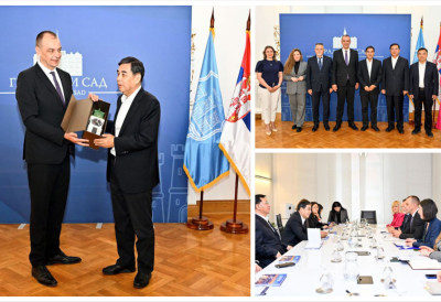 КИНЕСКА ДЕЛЕГАЦИЈА У ГРАДСКОЈ КУЋИ Јакшић: Партнерство засновано на узајамном поверењу и конкретним резултатима