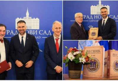 Пријем у Градској кући поводом 35 година Новосадског клуба ГРАДОНАЧЕЛНИК МИЋИН ПОРУЧИО: Током три и по деценије оставили су дубок траг у култури града