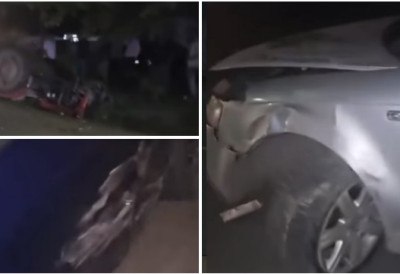 (ФОТО, ВИДЕО) ВОЗАЧ ТРАКТОРА ТЕШКО ПОВРЕЂЕН Стравичан судар у Сурчину! ВОЗАЧ „АУДИЈА“ ПОБЕГАО с лица места? Увиђај је у току
