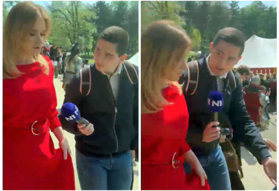 ”Мене не морате да поштујете али цркву морате”! Новинари ТВ Н1 испред Цркве Светог Марка спопали министарку, ОНА ИМ ОЧИТАЛА ЛЕКЦИЈУ ИЗ ПРИСТОЈНОСТИ (ВИДЕО)