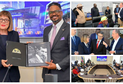 ГОЈКОВИЋ ОБИШЛА ПОСТРОЈЕЊЕ ЗА ПРЕЧИШЋАВАЊЕ ВОДЕ У ВИНДХУКУ Отворене нове могућности сарадње у образовању и науци