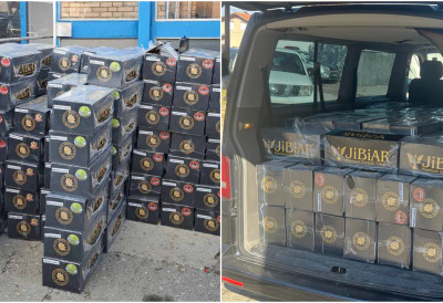 ПОЛИЦИЈА ПРЕСРЕЛА КРИЈУМЧАРСКИ ТОВАР Комби пун 750 кг илегалног дувана за наргиле