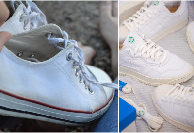 ЈЕДНОСТАВАН ТРИК КОЈИ СПАСАВА БЕЛЕ ПАТИКЕ ОД ЖУТИЛА И ПРОПАДАЊА Уз ова два производа која имате у кући ОБУЋА ЋЕ ИЗГЛЕДАТИ КАО ИЗ ПРОДАВНИЦЕ